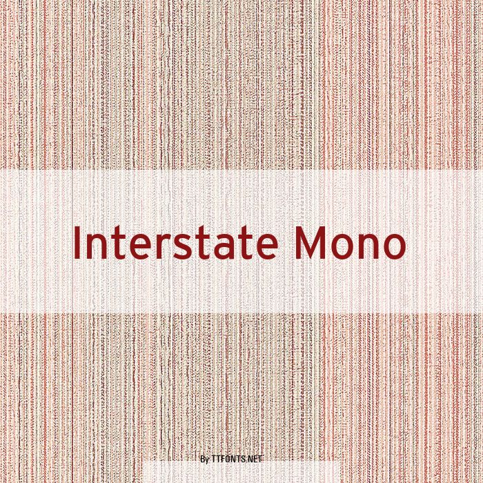 Interstate Mono example